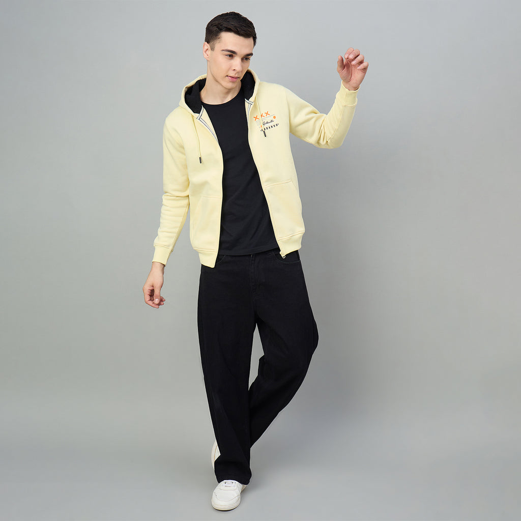 Duke Urban Men Smart Fit Hooded Zip Sweatshirt (LF6363)