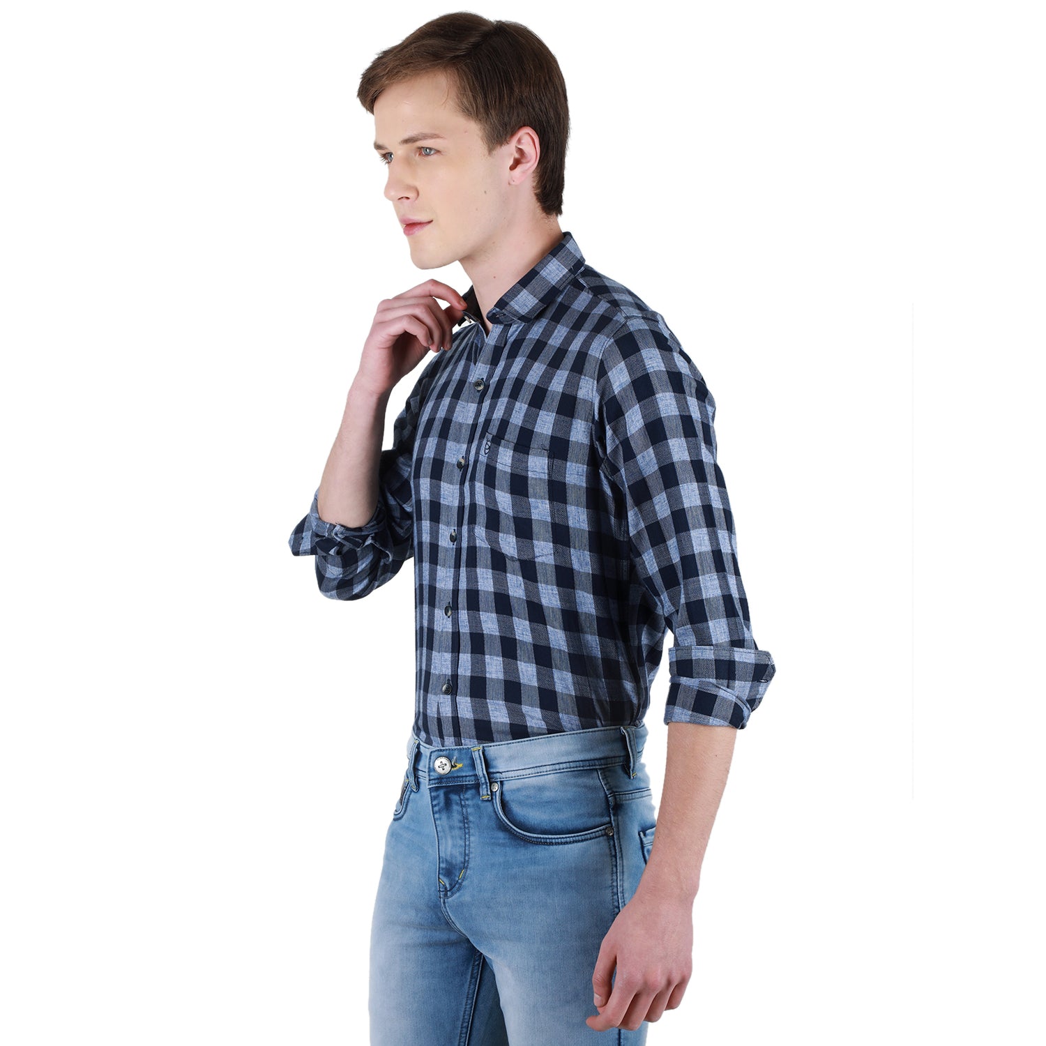 Duke Stardust Men Full Sleeve Cotton Shirt (SD8CKLA)