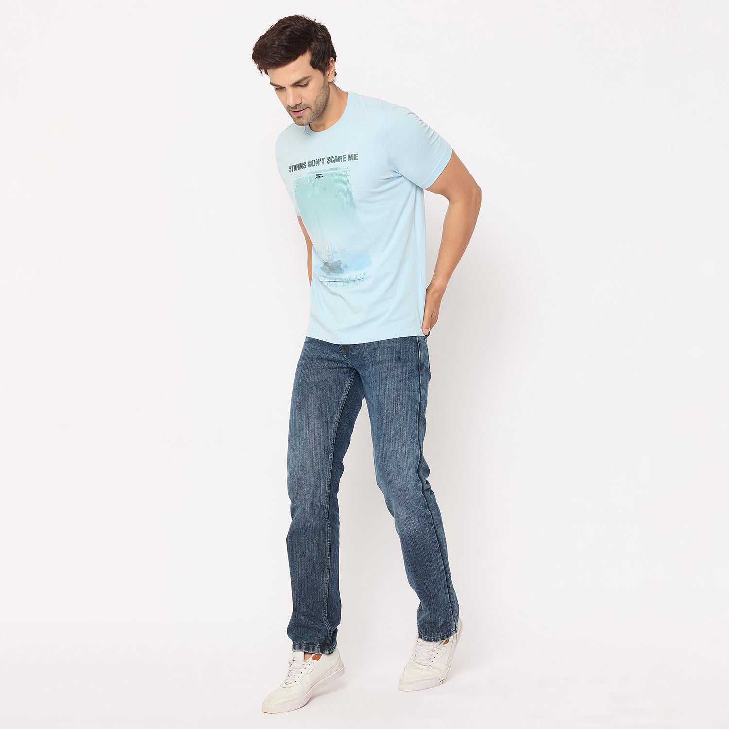 Duke Urban Men Half Sleeve Cotton T-shirt (LF7284)