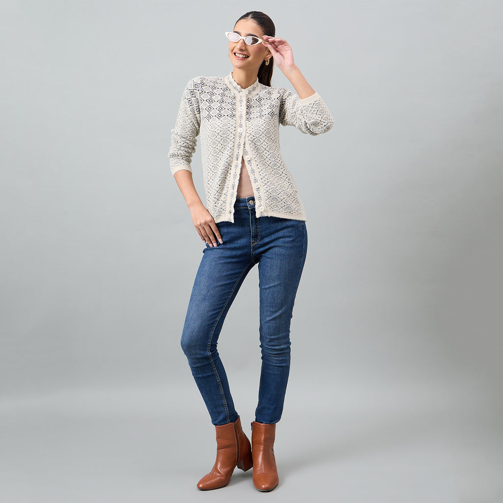 Duke Urban Women Front Open Short Sweater (SDS1298)