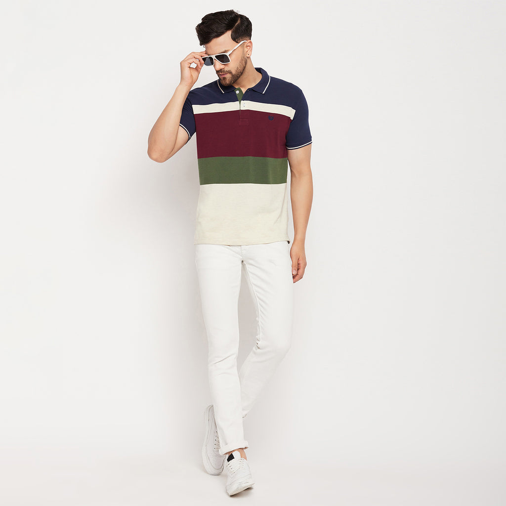 Duke Stardust Men Half Sleeve Cotton T-shirt (LF5718)