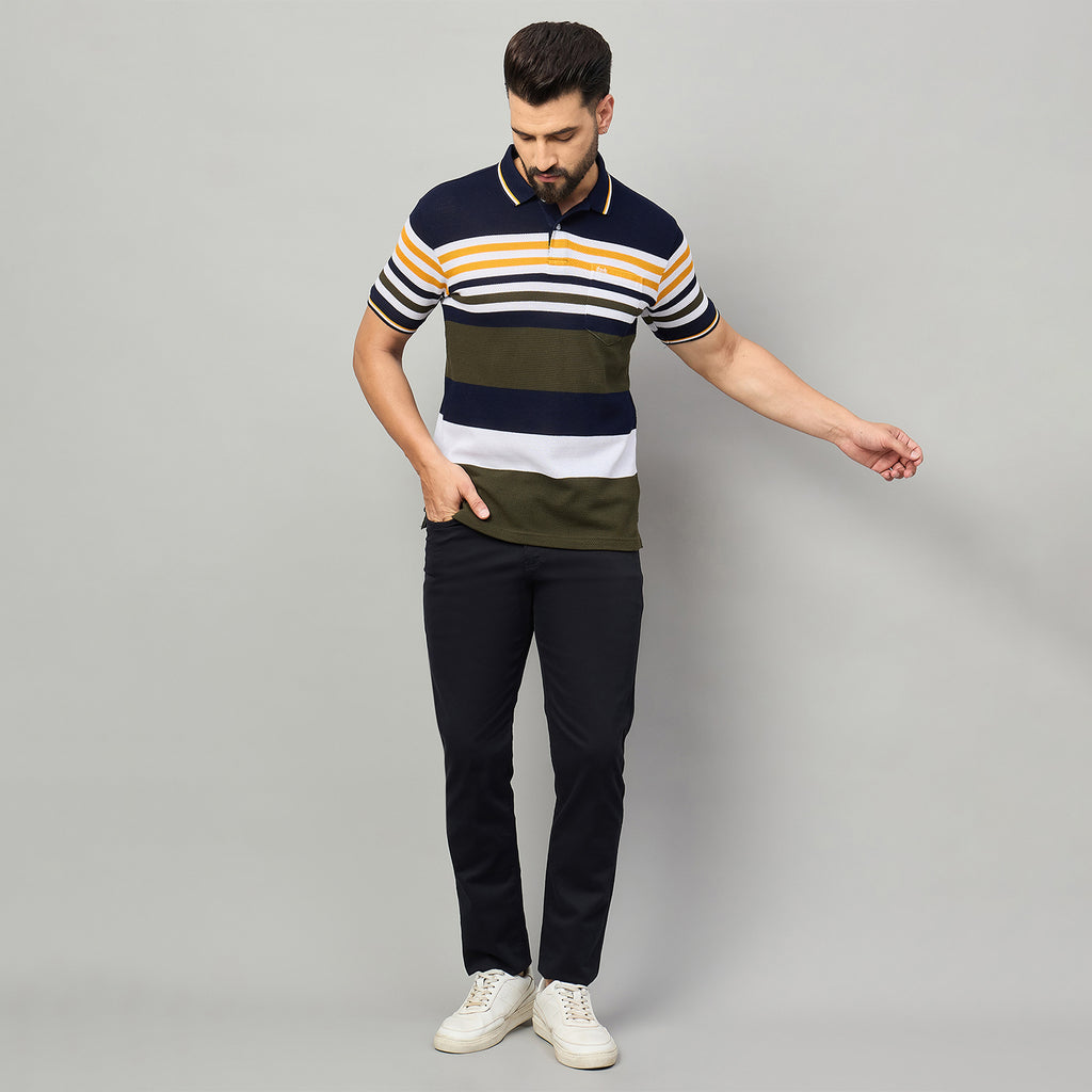 Duke Urban Men Half Sleeve Polo Cotton Tshirt (LF7649)
