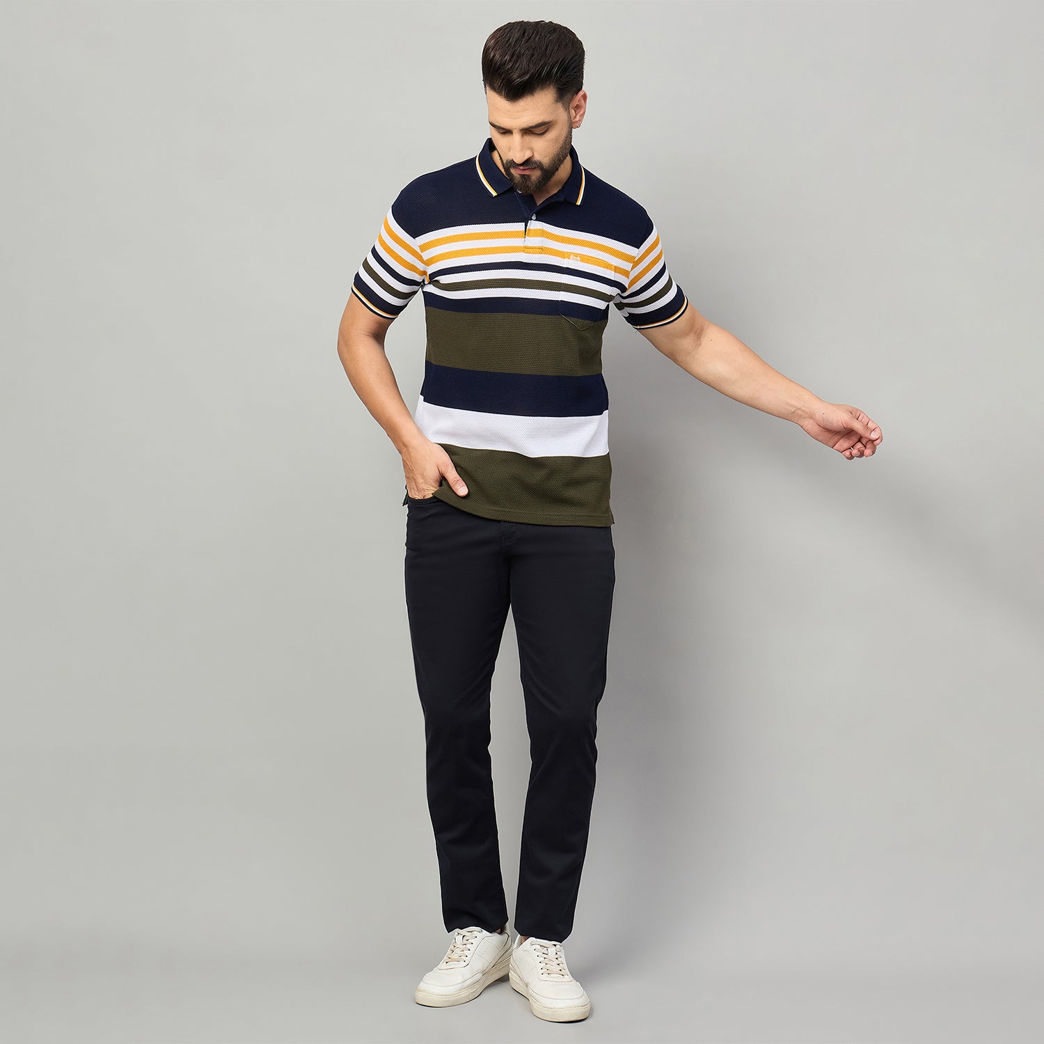 Duke Urban Men Half Sleeve Polo Cotton Tshirt (LF7649)
