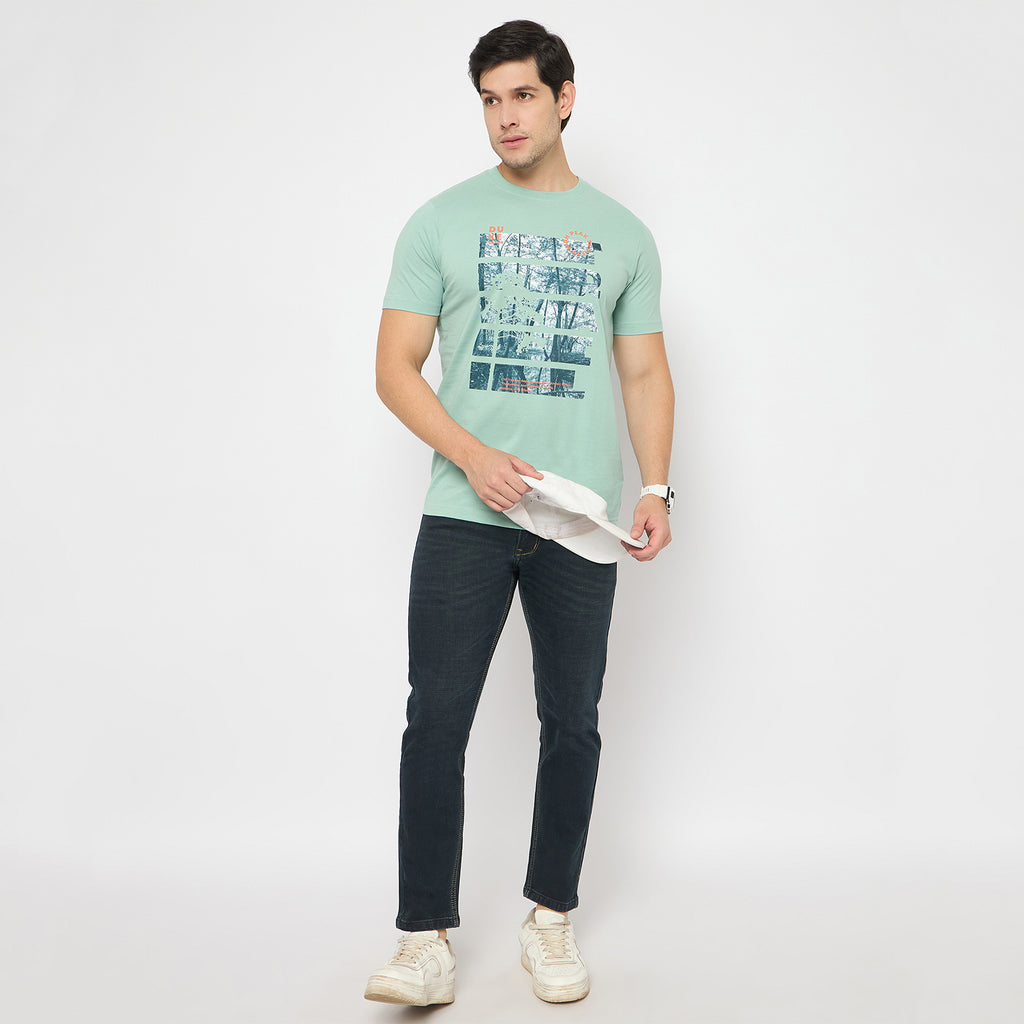 Duke Urban Men Half Sleeve Cotton Tshirt (LF7488)