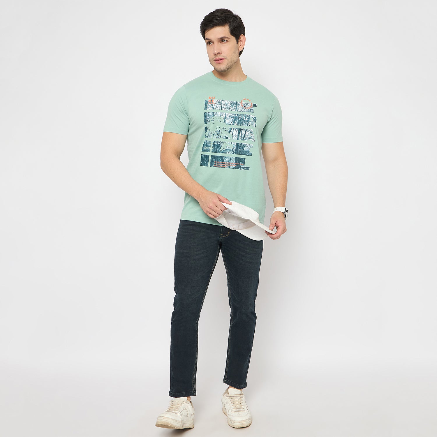 Duke Urban Men Half Sleeve Cotton Tshirt (LF7488)
