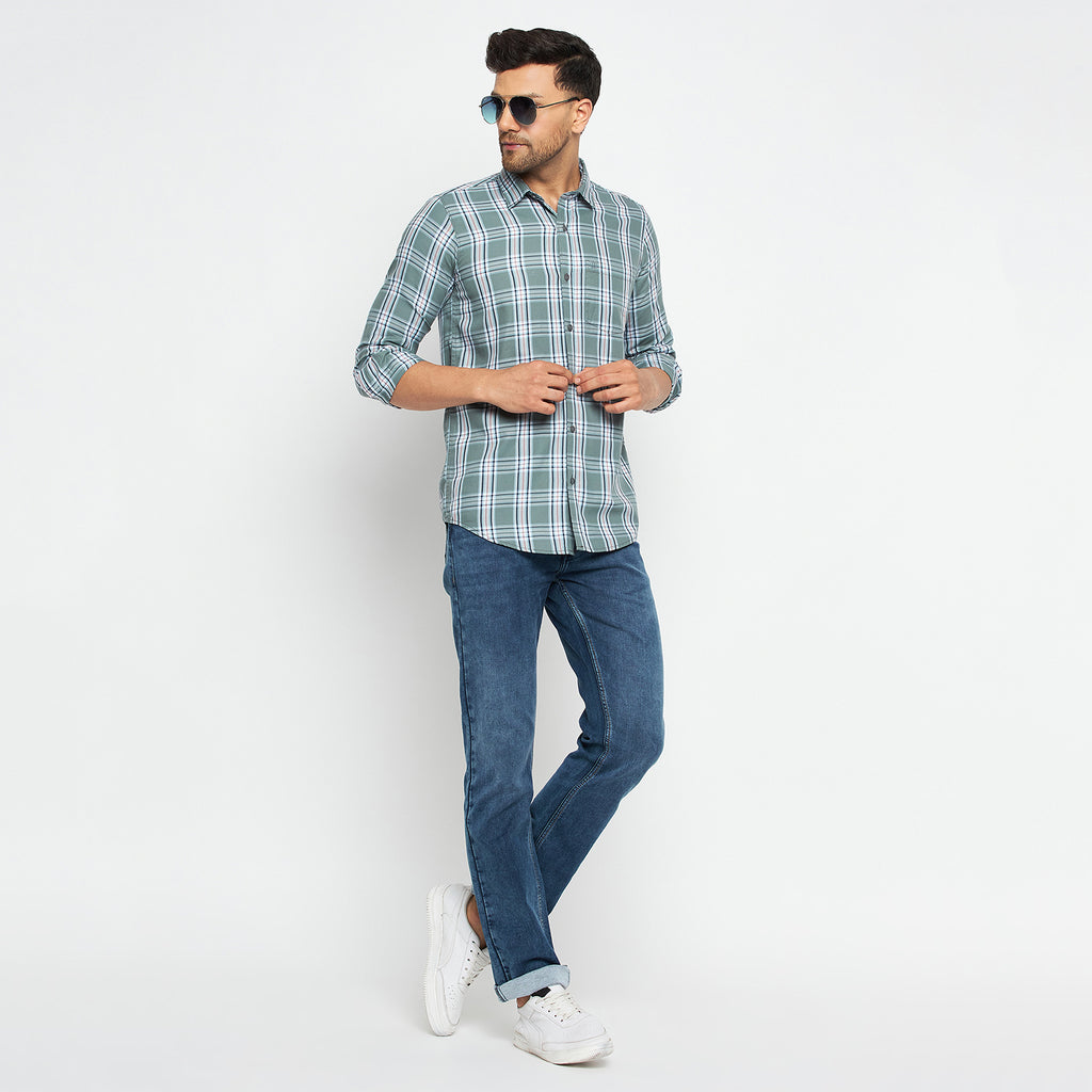 Duke Stardust Men Full Sleeve Cotton Shirts (SD7CKTOQ)