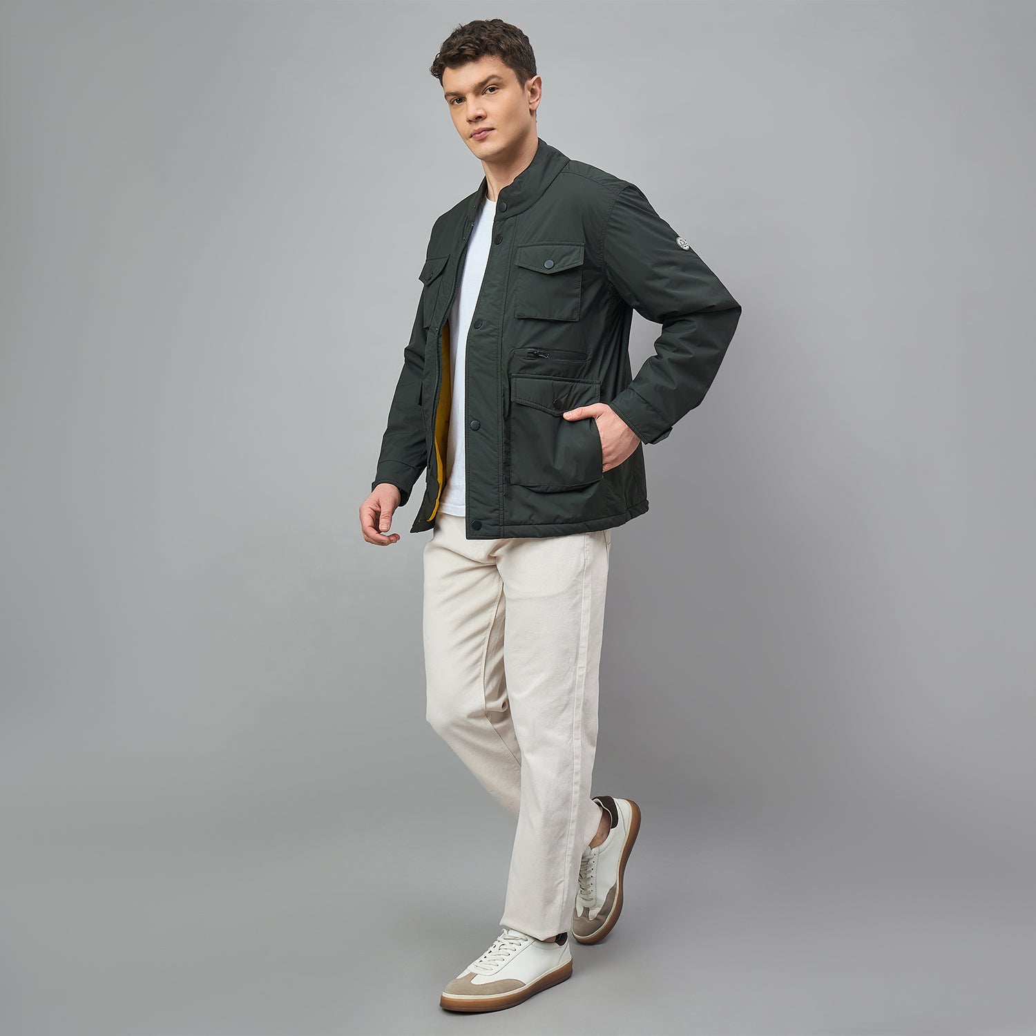 Duke Urban Men Full Sleeve Regular Bomber Jacket (SDZ4070)