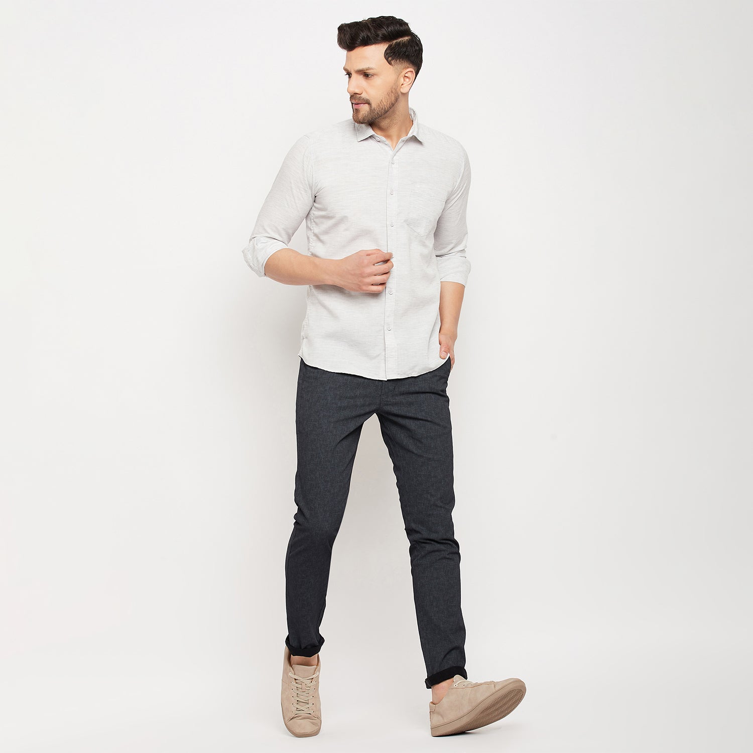 Duke Urban Men Full Sleeve Cotton Shirt (SDO8PLCB)