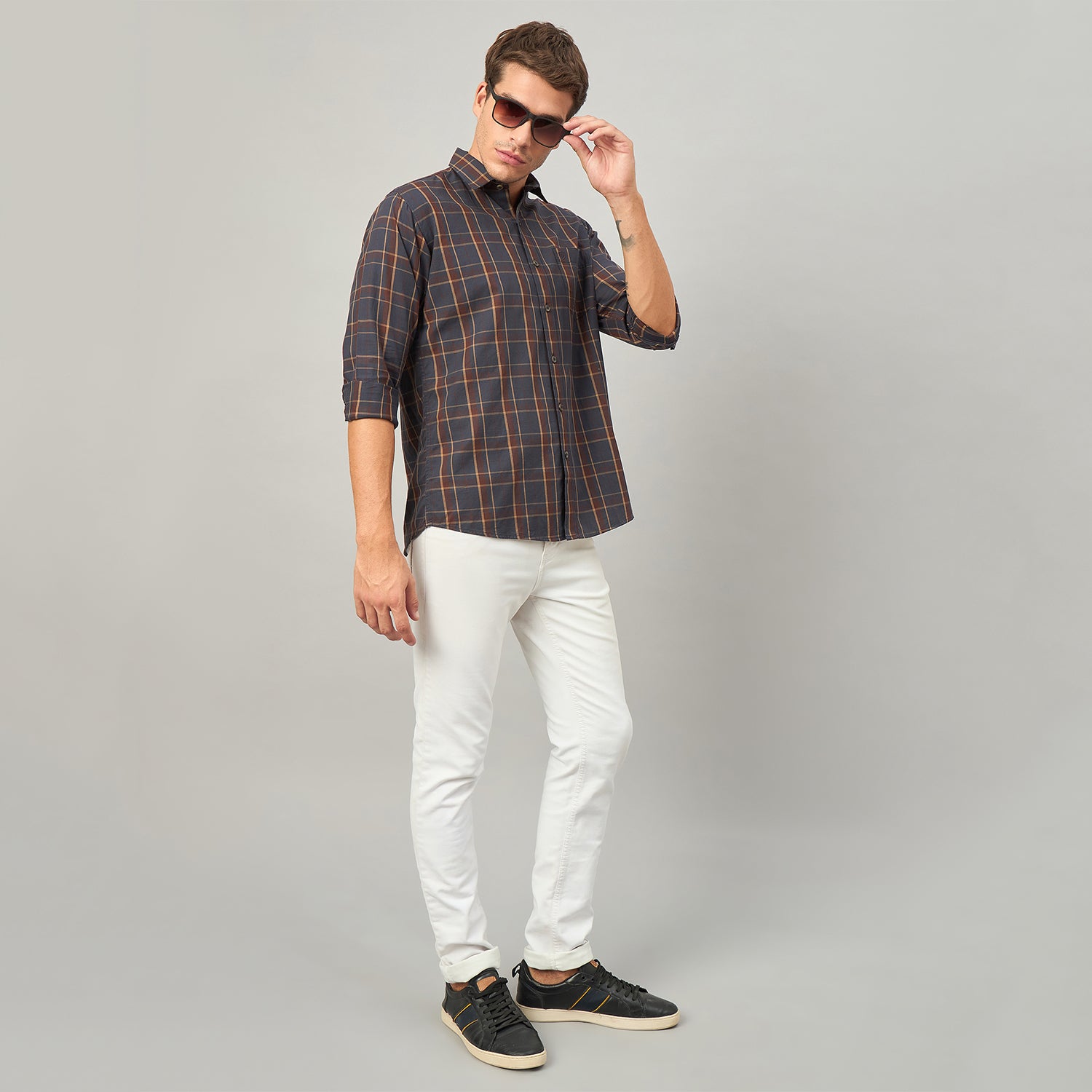 Duke Urban Men Full Sleeve Cotton Shirt (SDO8CKBA)