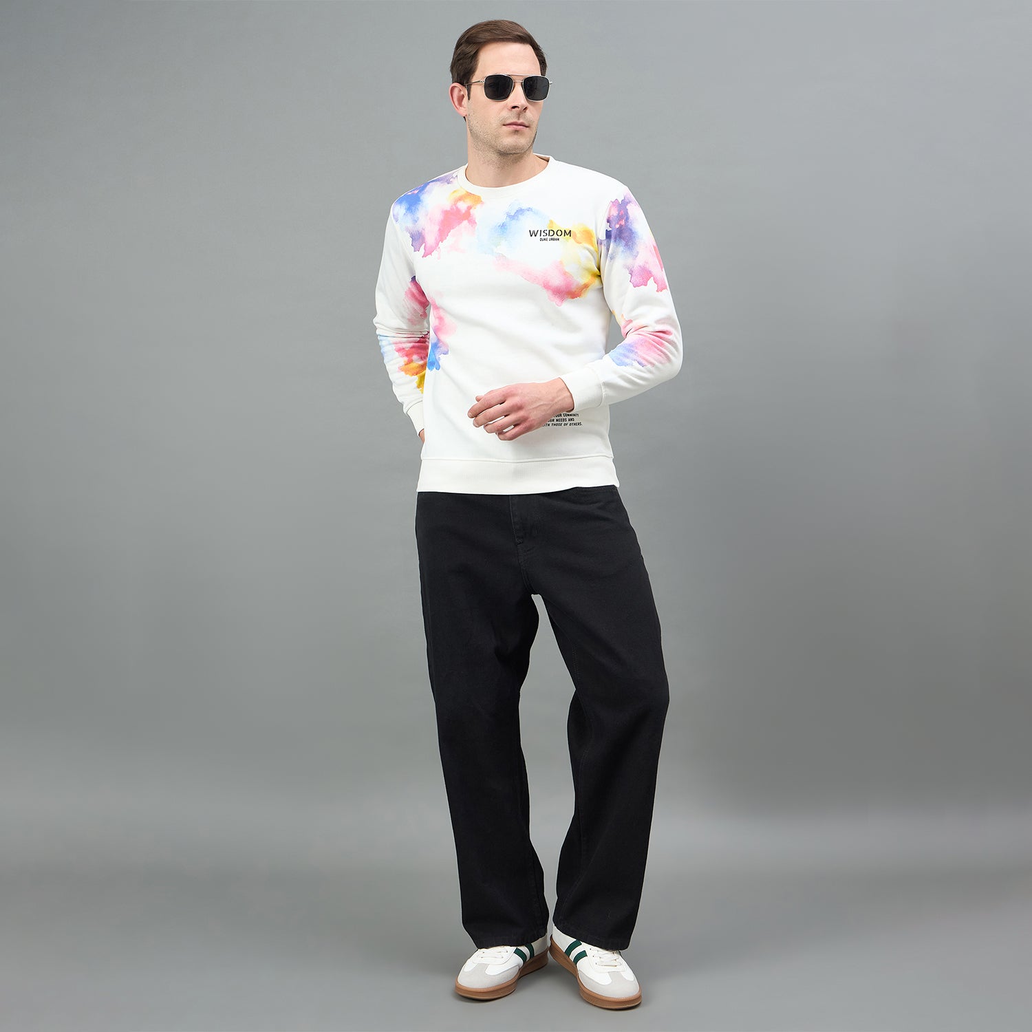 Duke Urban Men Round Neck Full Sleeve Regular Sweatshirt (LF6339)