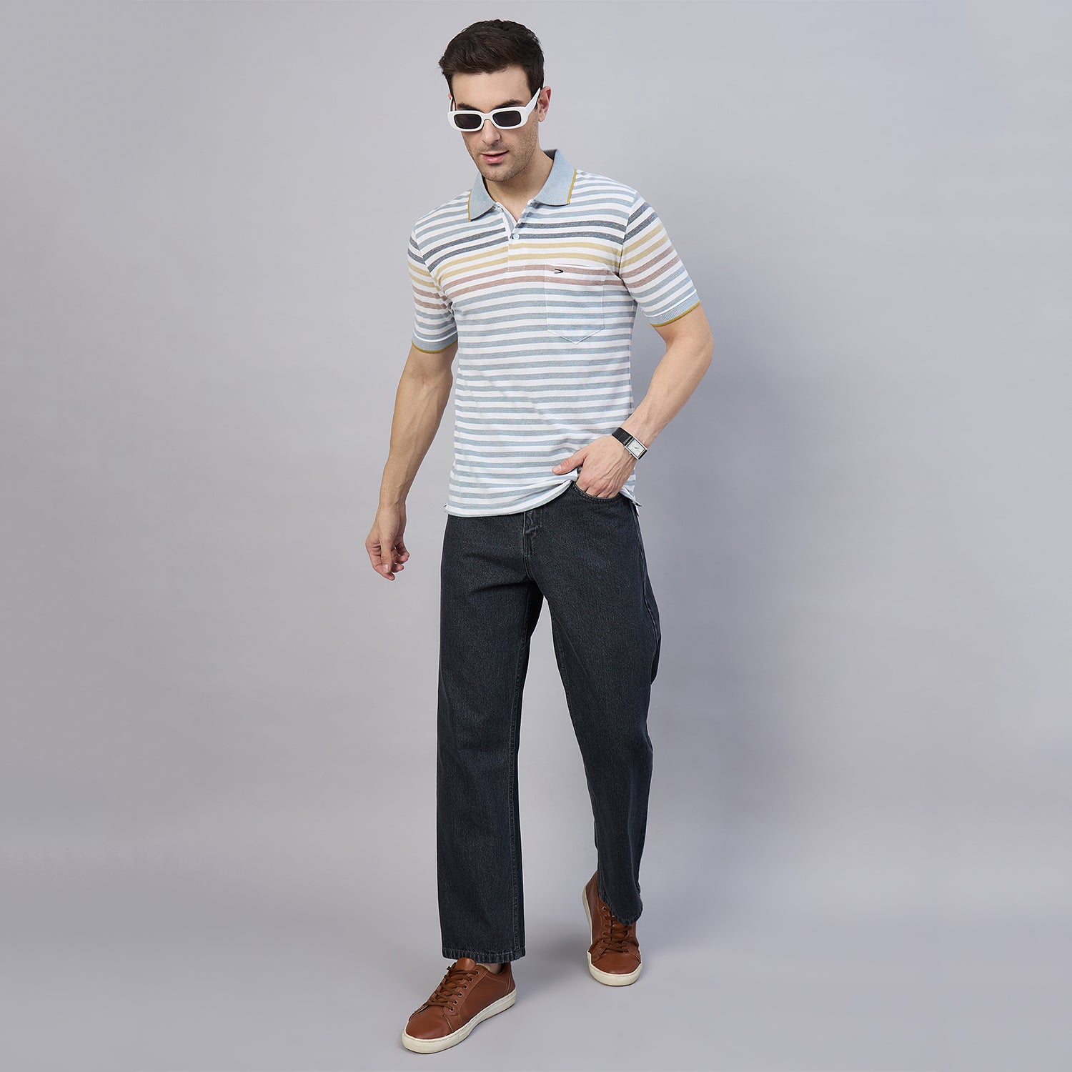 Duke Urban Men Half Sleeve Cotton Polo Tshirt (ON2121)