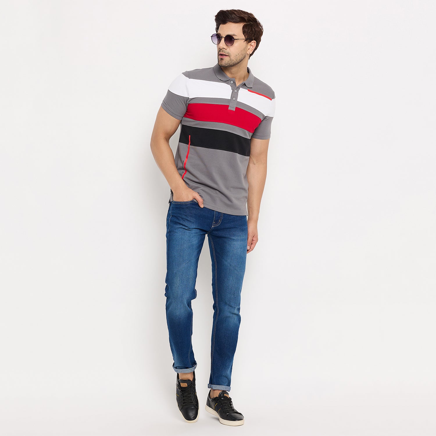 Duke Urban Men Half Sleeve Cotton T-shirt (LF7266)