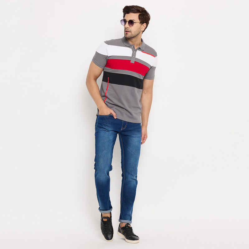 Duke Urban Men Half Sleeve Cotton T-shirt (LF7266)