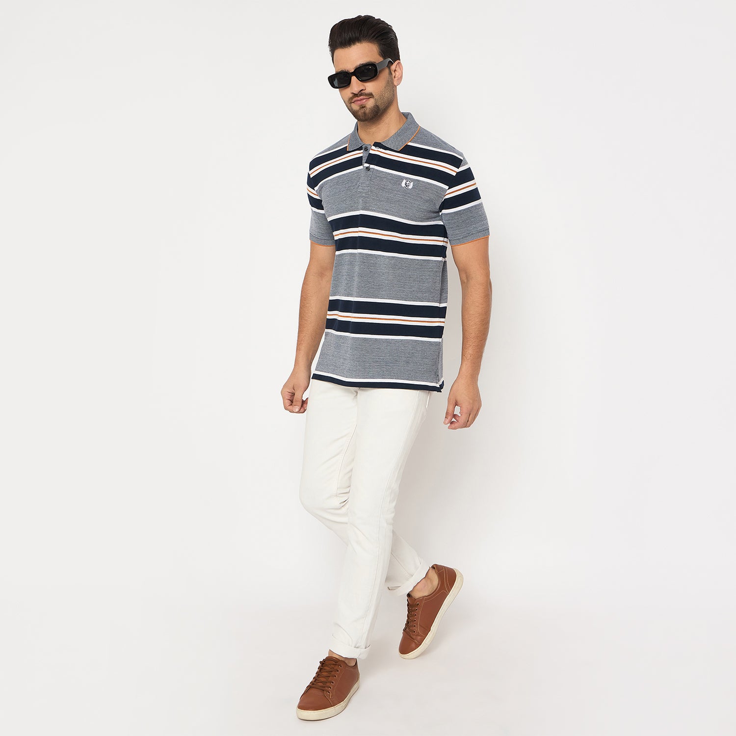 Duke Urban Men Half Sleeve Cotton Tshirt (LF7353)