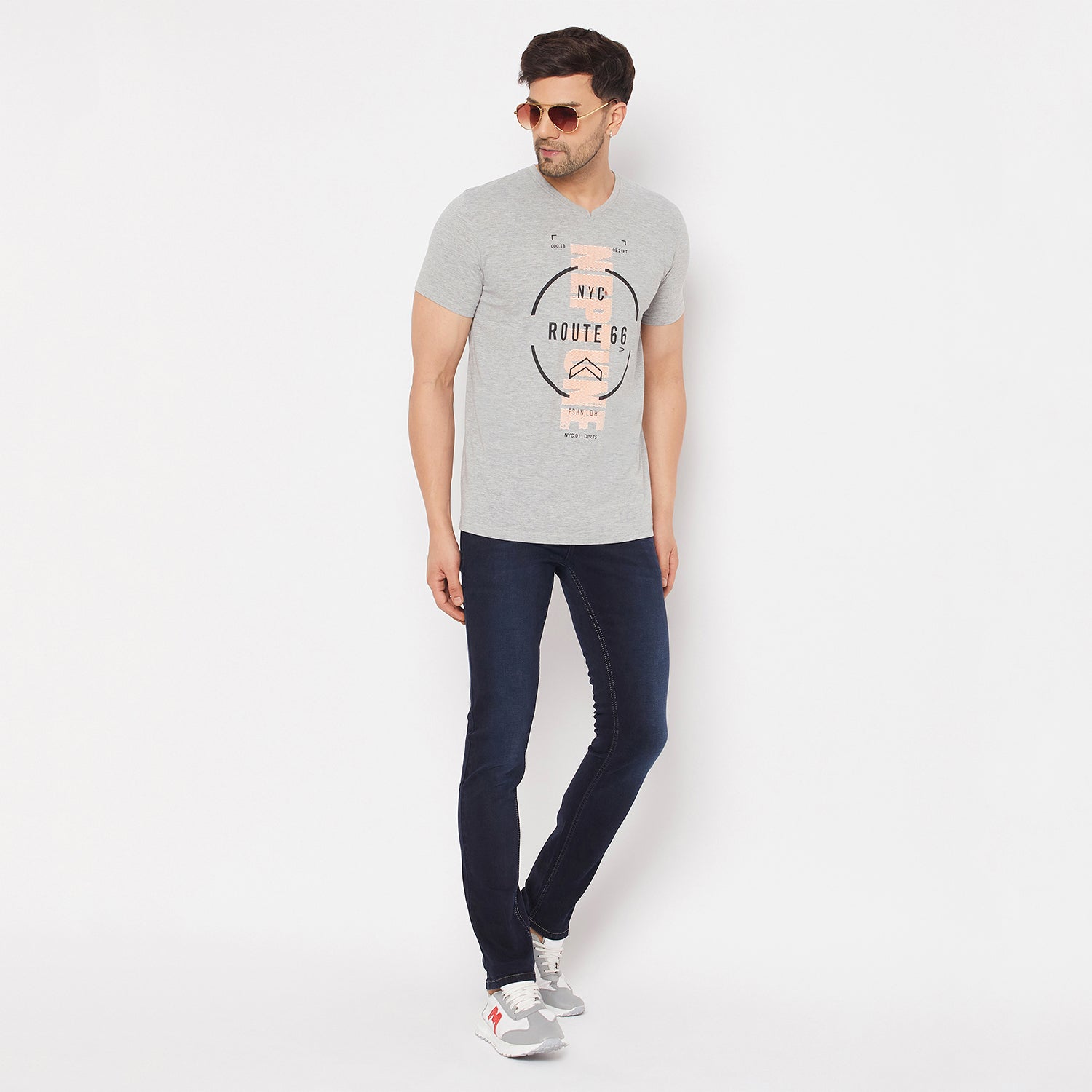 Duke Urban Men Half Sleeve Cotton T-shirt (MLF1129)