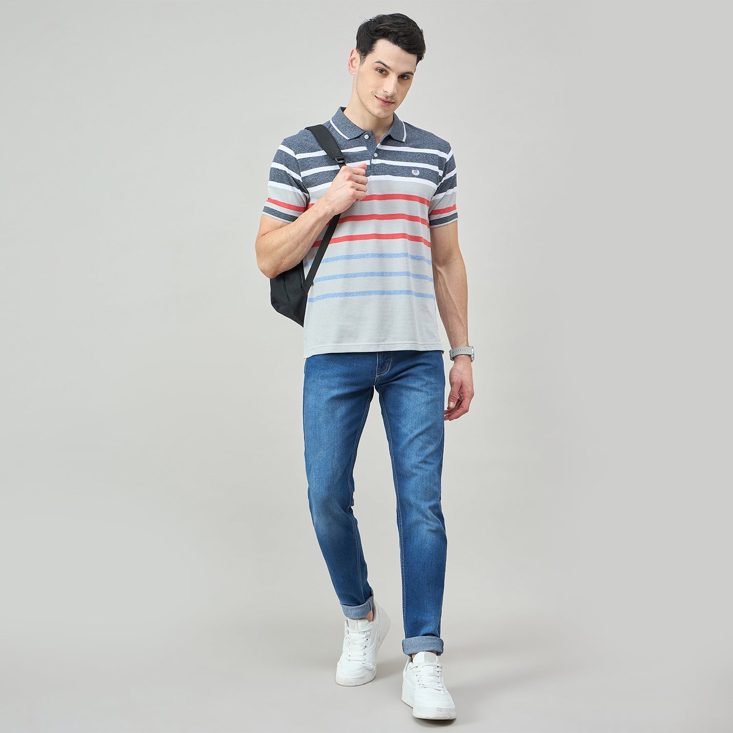 Duke Urban Men Half Sleeve Cotton Tshirt (LF7677)