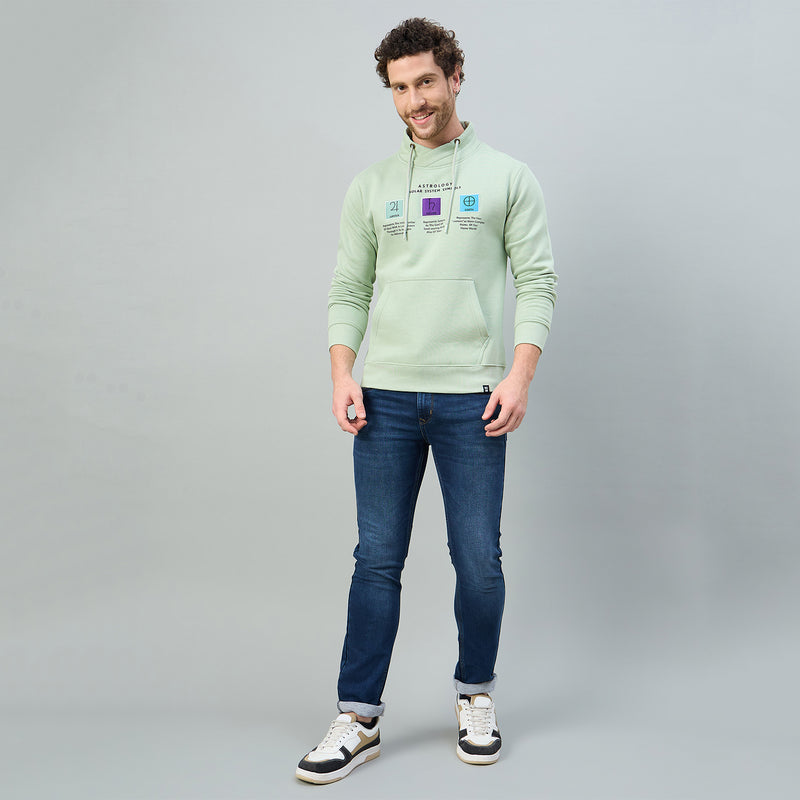 Duke Urban Men Cowl Neck Sweatshirt (LF6341)