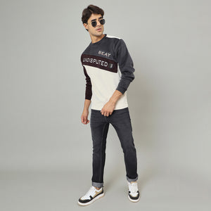 Duke Men Round Neck Regular Sweatshirt (LF6442)