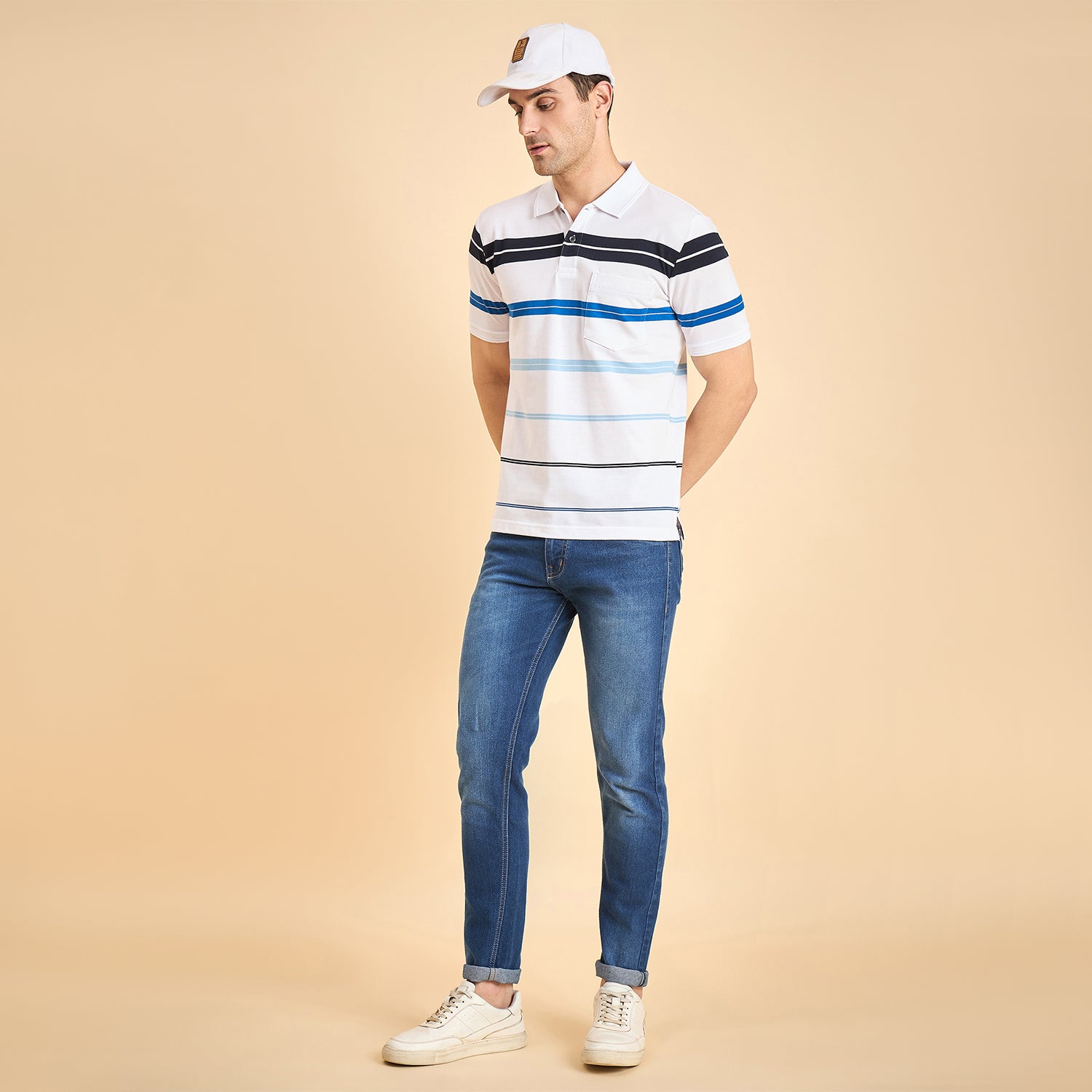 Duke Urban Men Half Sleeve Cotton Polo Tshirt (ON2089)