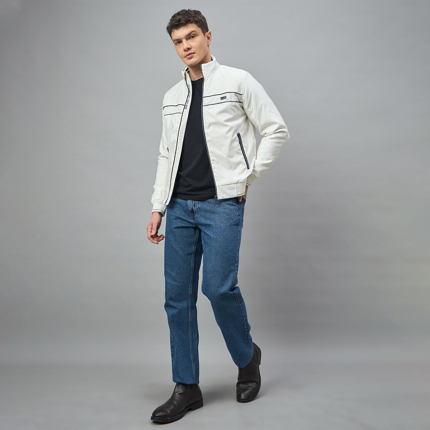 Duke Urban Men Full Sleeve High Neck Casual Jacket (SDZ2321)