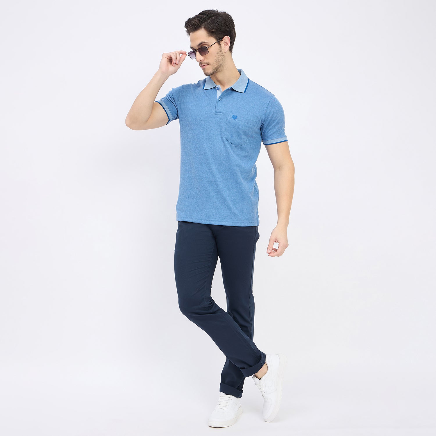 Duke Urban Men Flatfront Narrowfit Chinos Trousers (SDT4565)