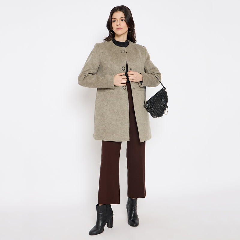 Duke Urban Women Full Sleeve Long Coat (SDZ4170C)