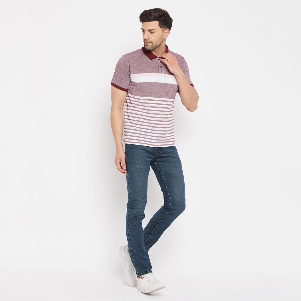 Duke Stardust Men Half Sleeve Cotton T-shirt (LF5843)