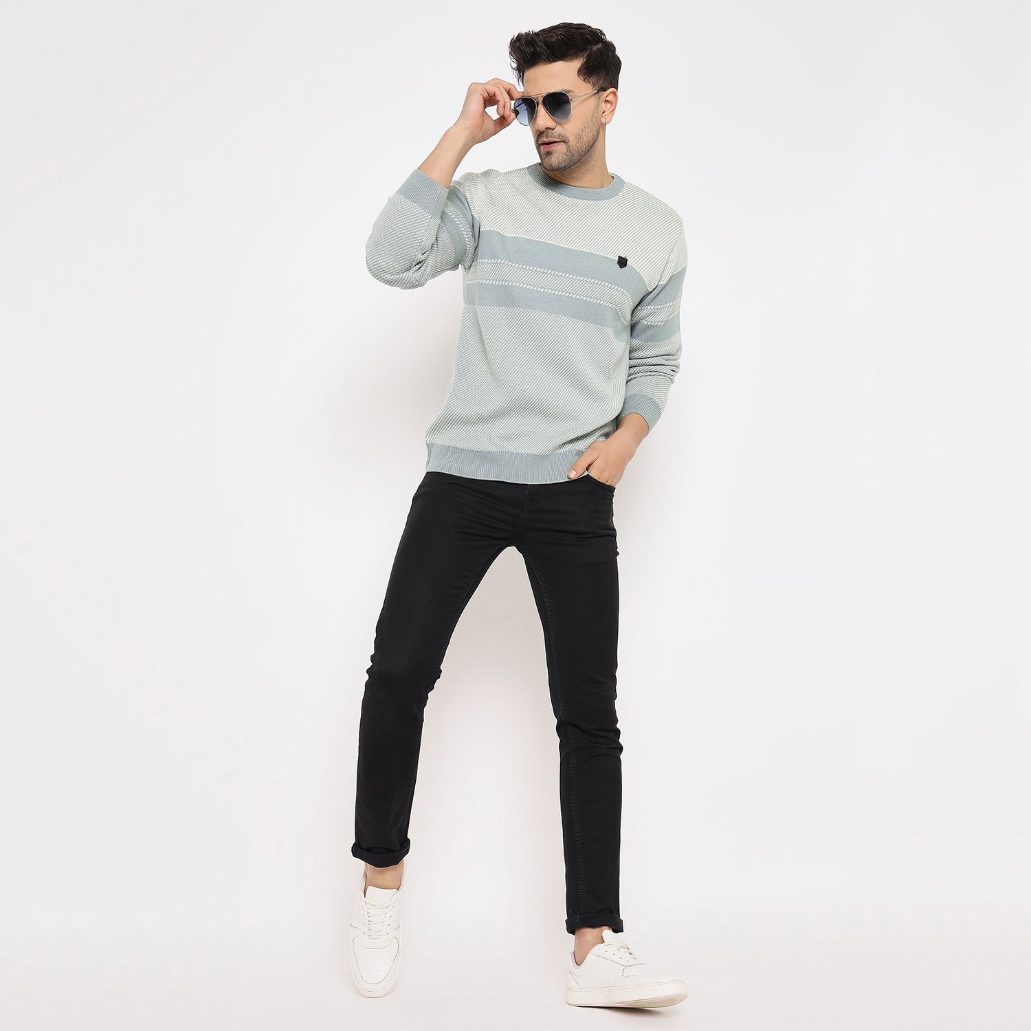 Duke Urban Men Full Sleeve Round Neck Pullover (SDS2113)