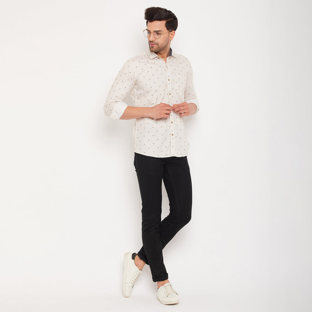Duke Stardust Men Full Sleeve Cotton Shirt (SDO8PRT)