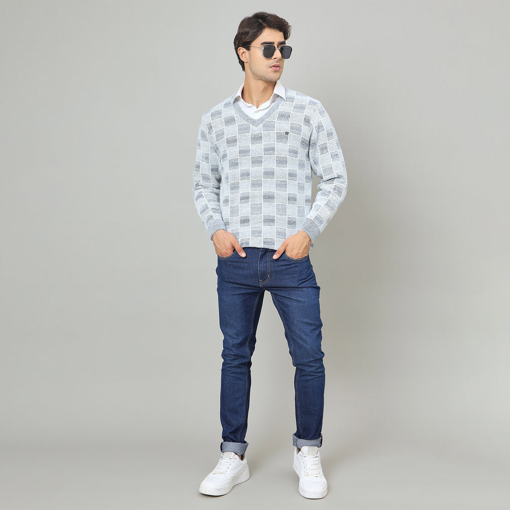 Duke Urban Men V-neck full sleeve sweater (SDS2245)