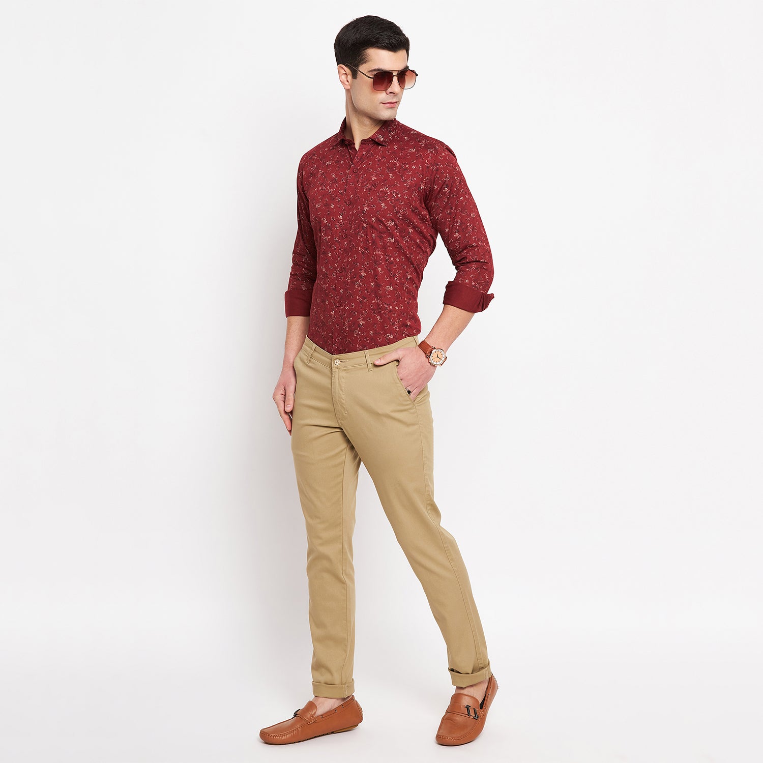 Duke Urban Men Full Sleeve Cotton Shirt (SDO8PRSN)