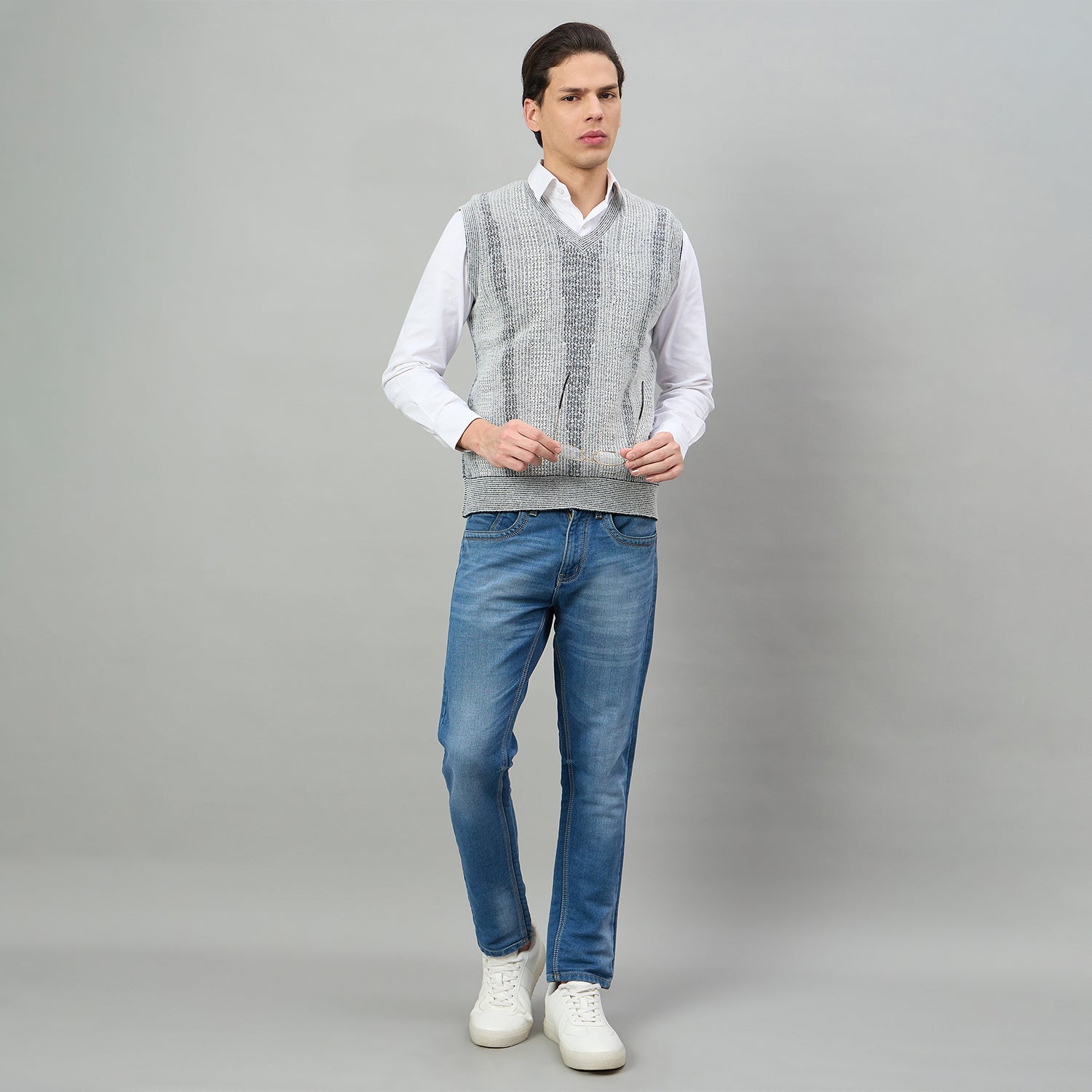 Duke Urban Men Sleeveless Reversible Sweater (SDS2171A)