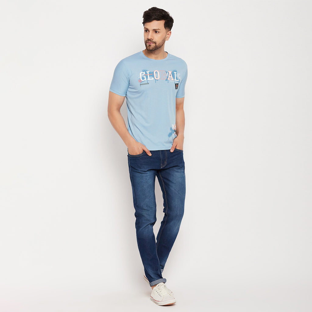 Duke Stardust Men Half Sleeve Cotton T-shirt (LF5766)