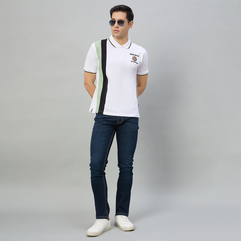 Duke Men Half Sleeve Cotton Regualr Fit Casual T-shirt (LF7910)