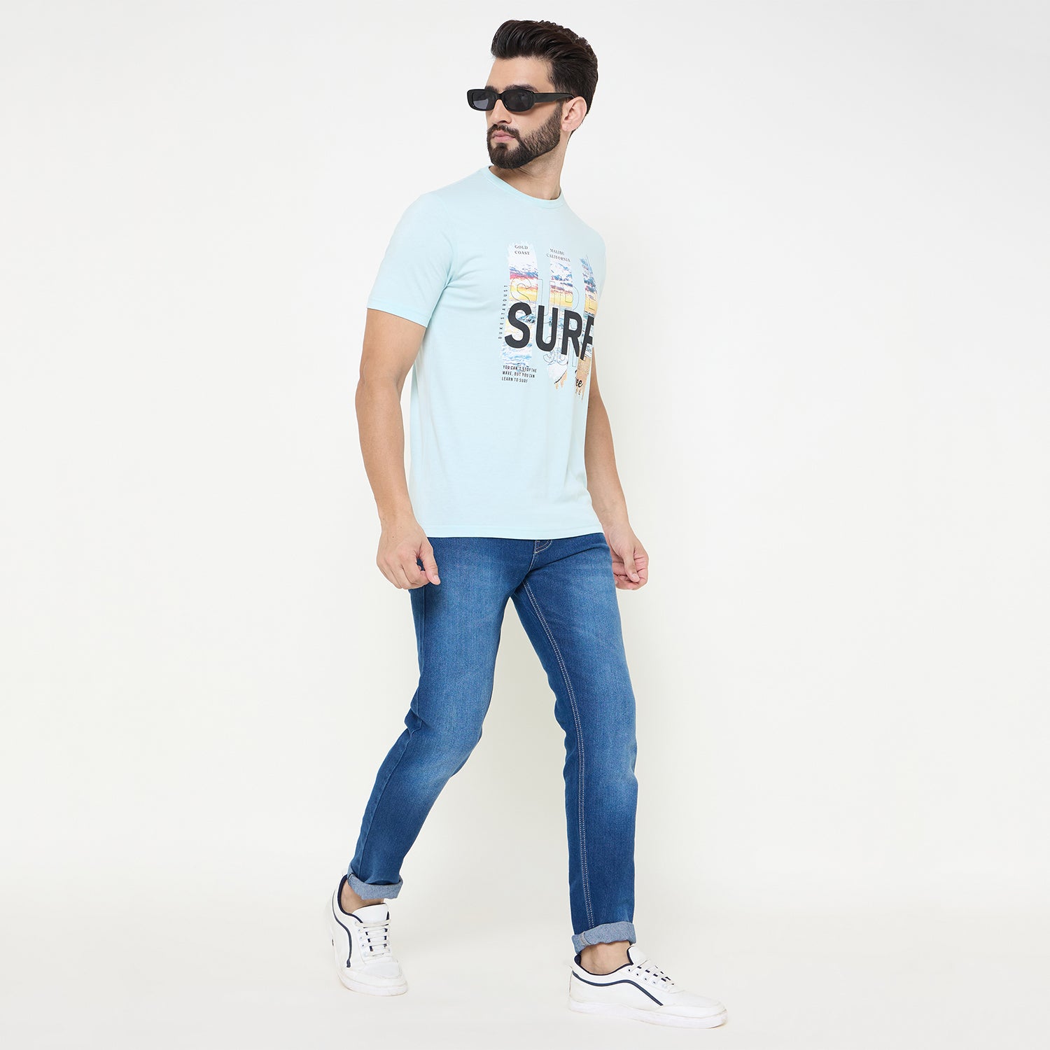 Duke Urban Men Half Sleeve Cotton Tshirt (LF7049)