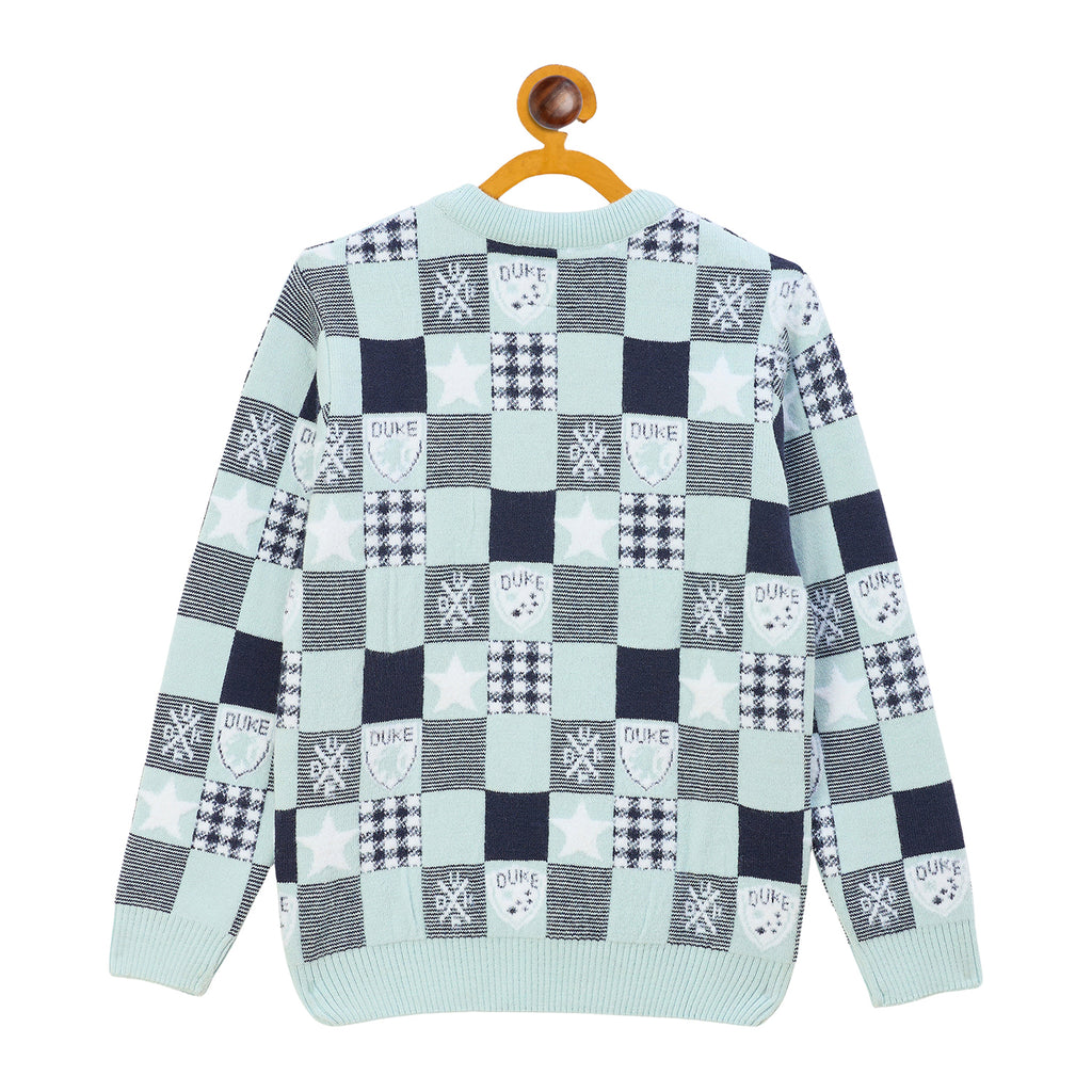 Duke Urban Boys Round Neck Full Sleeve Regular Sweater (S3632)