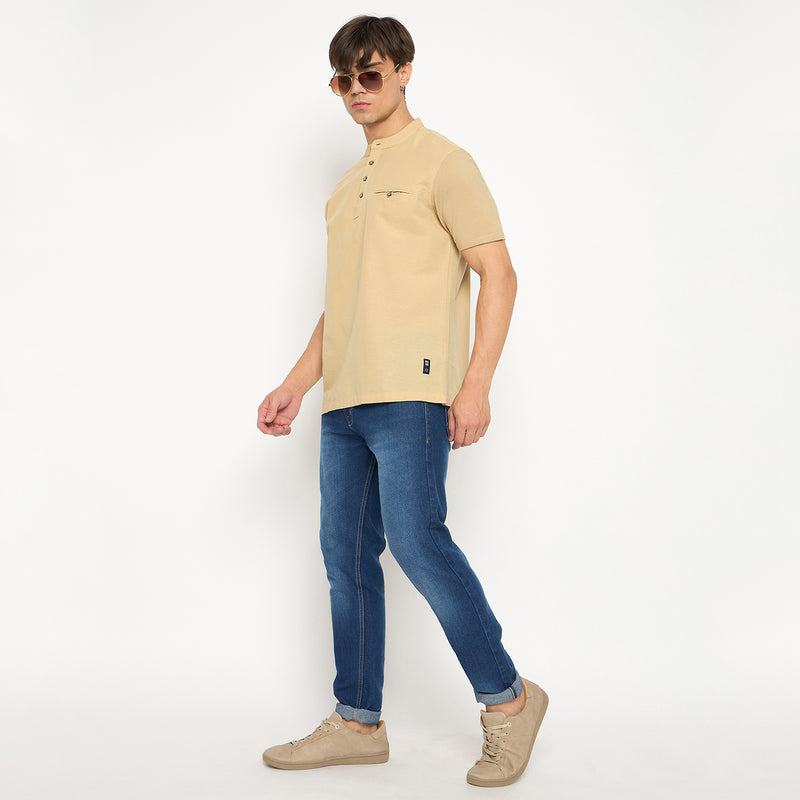 Duke Urban Men Half Sleeve Cotton T-shirt (LF7328)