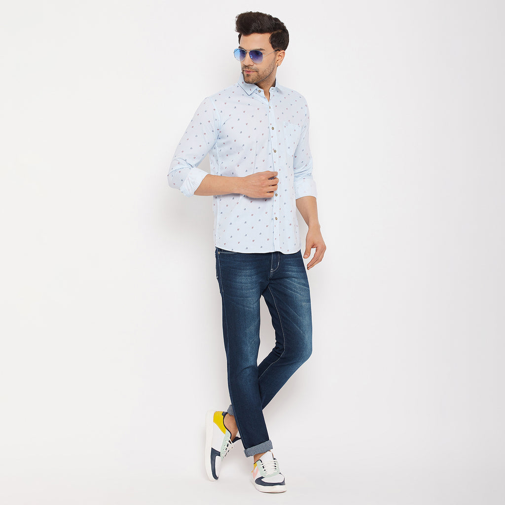 Duke Stardust Men Full Sleeve Cotton Shirt (SDO8PRT)