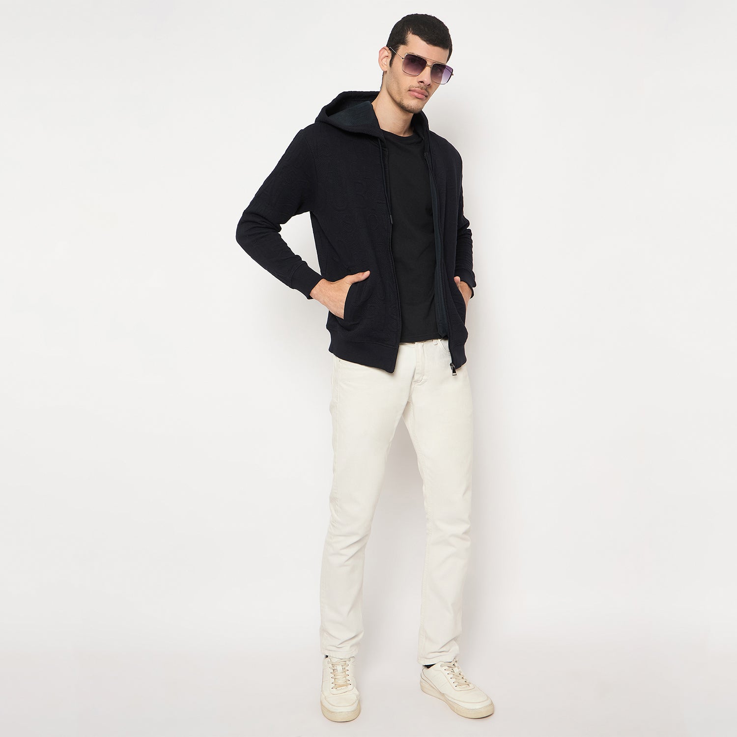Duke Urban Men Full Sleeve Hooded Sweatshirt (LF6362)