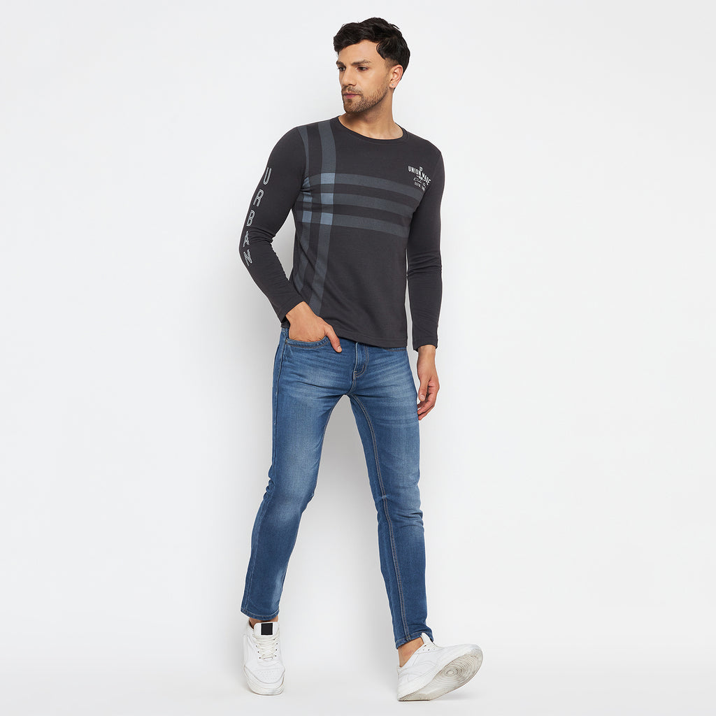 Duke Stardust Men Round Neck Full Sleeve Cotton T-shirt (LF3934)