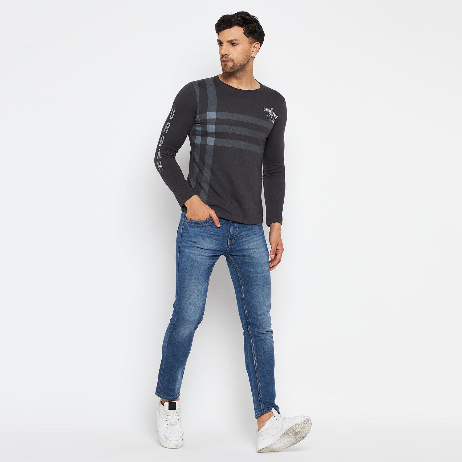 Duke Stardust Men Round Neck Full Sleeve Cotton T-shirt (LF3934)