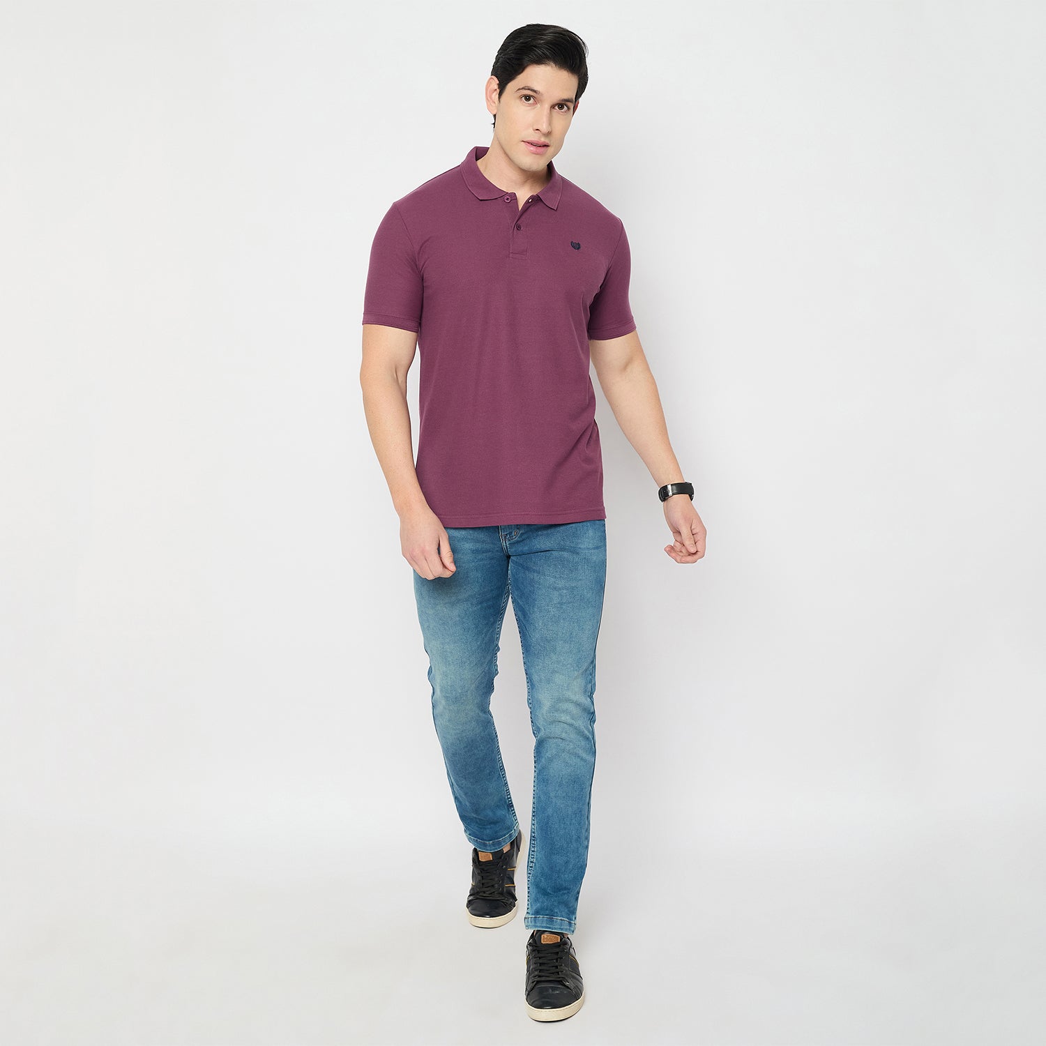 Duke Urban Men Half Sleeve Cotton Collared Tshirt (MSD65)