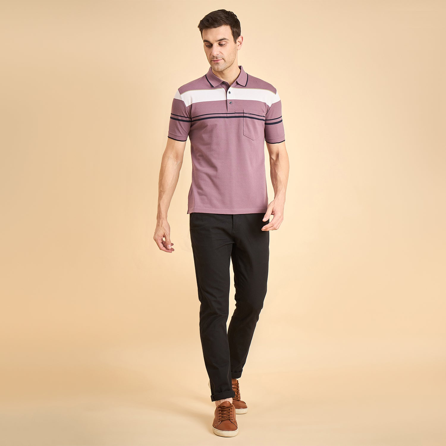 Duke Urban Men Half Sleeve Cotton Polo Tshirt (ON3068)