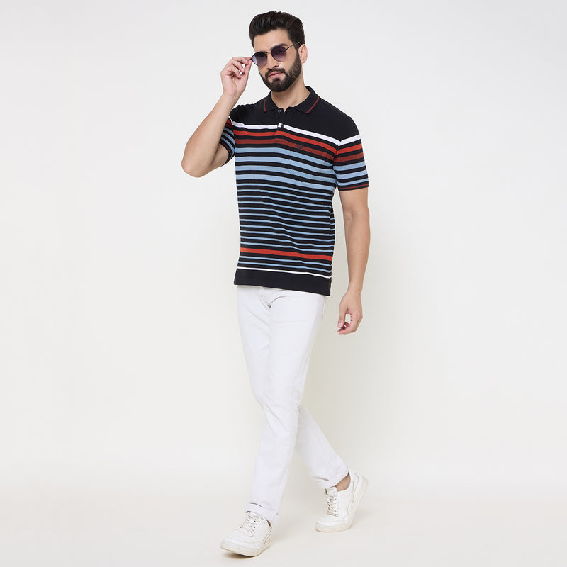 Duke Urban Men Half Sleeve Cotton Tshirt (LF7182)