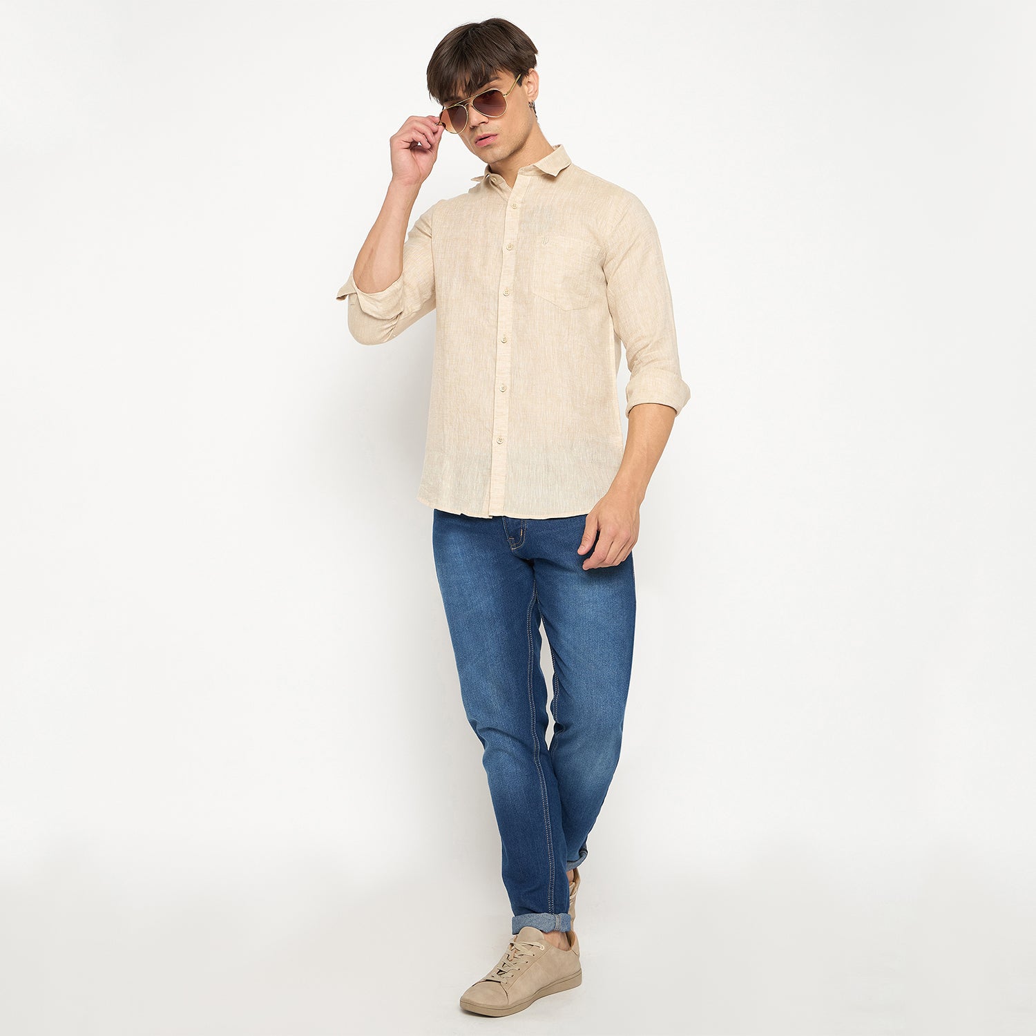 Duke Urban Men Full Sleeve Cotton Shirt (SDO9LIN)