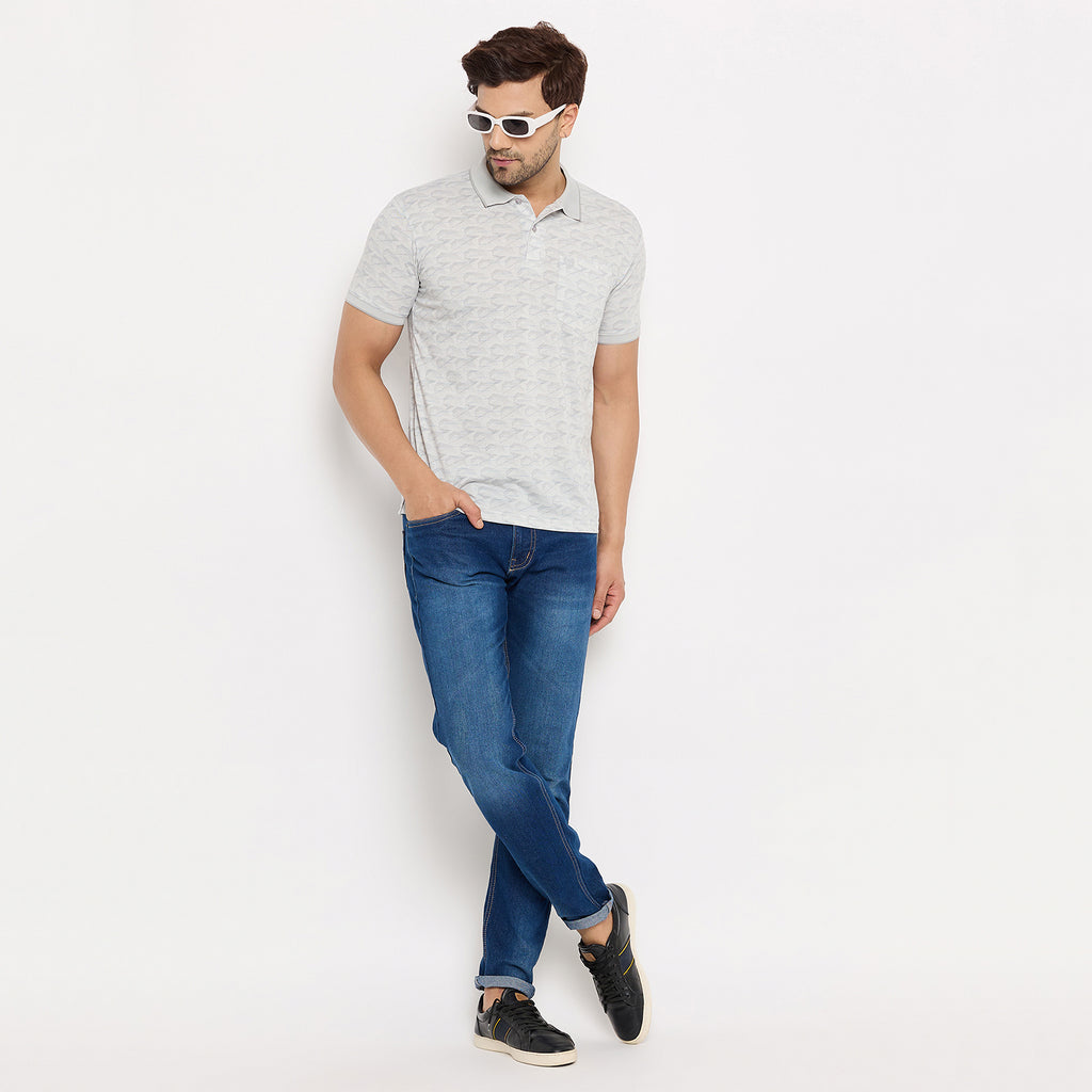 Duke Urban Men Half Sleeve Cotton T-shirt (LF7313)