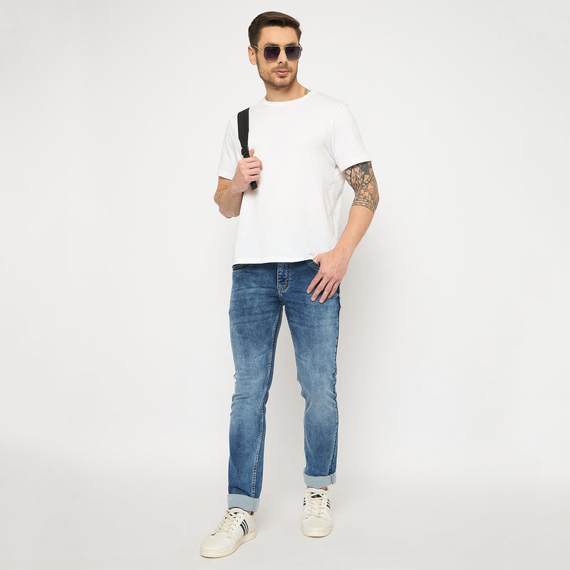 Duke Urban Men Slim Fit Stretchable Jeans (SDD5725S)