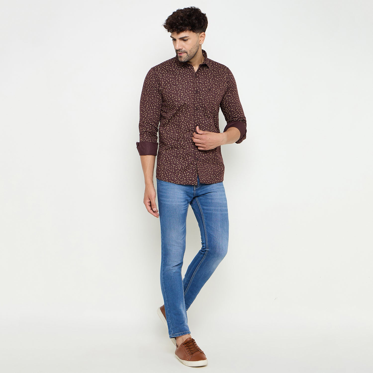 Duke Urban Men Full Sleeve Cotton Shirt (SDO8PRH)