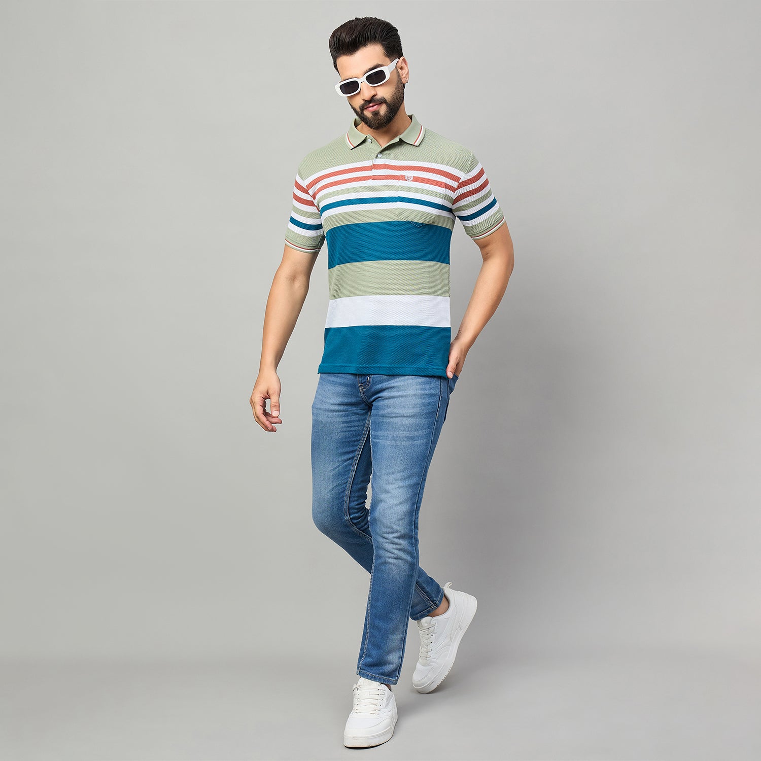 Duke Urban Men Half Sleeve Polo Cotton Tshirt (LF7649)