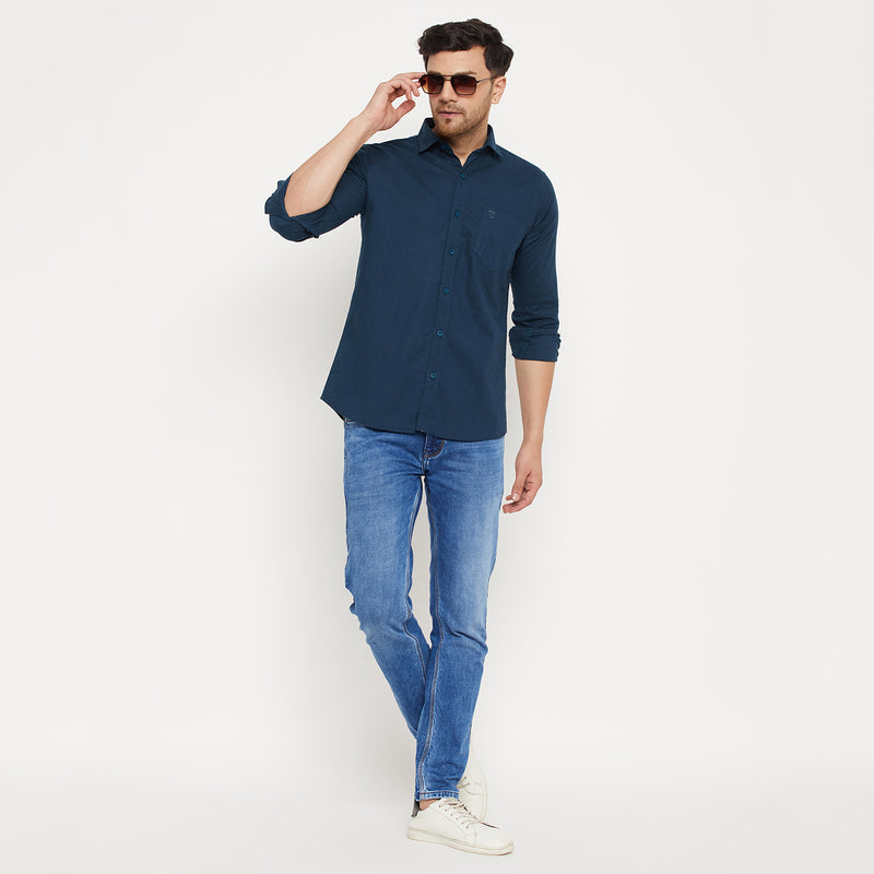 Duke Urban Men Full Sleeve Cotton Shirt (SDO8PLOS)